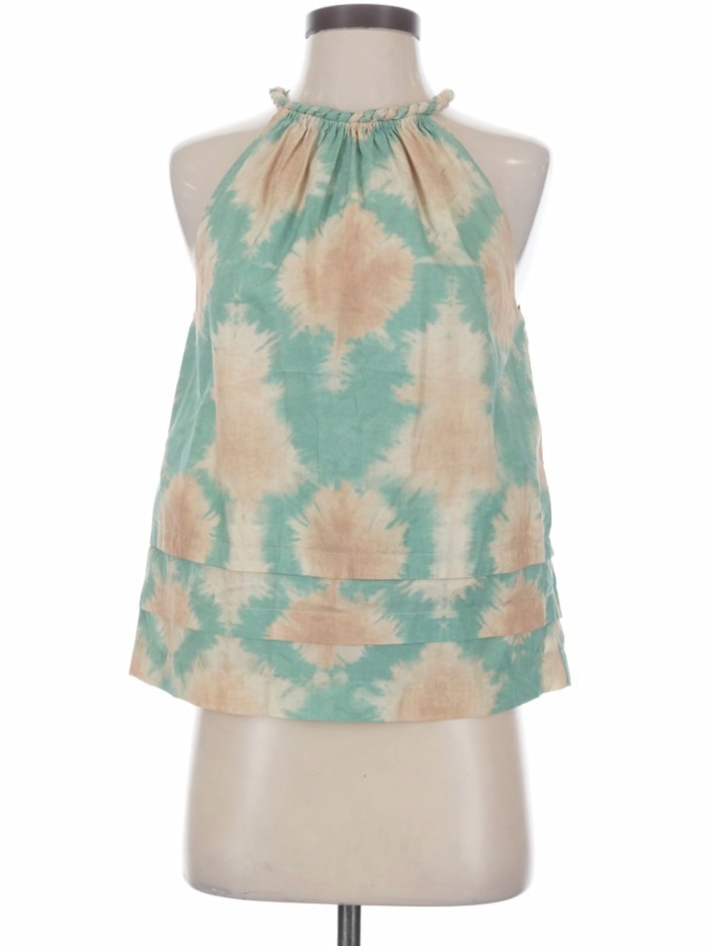 Ulla Johnson Wilda Braided Halter Top Calcite Tie Dye Size 0
